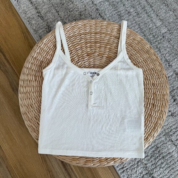 Cotton On Tops - SOLD - LIKE NEW! Cotton On Henley Cami Tank Top
